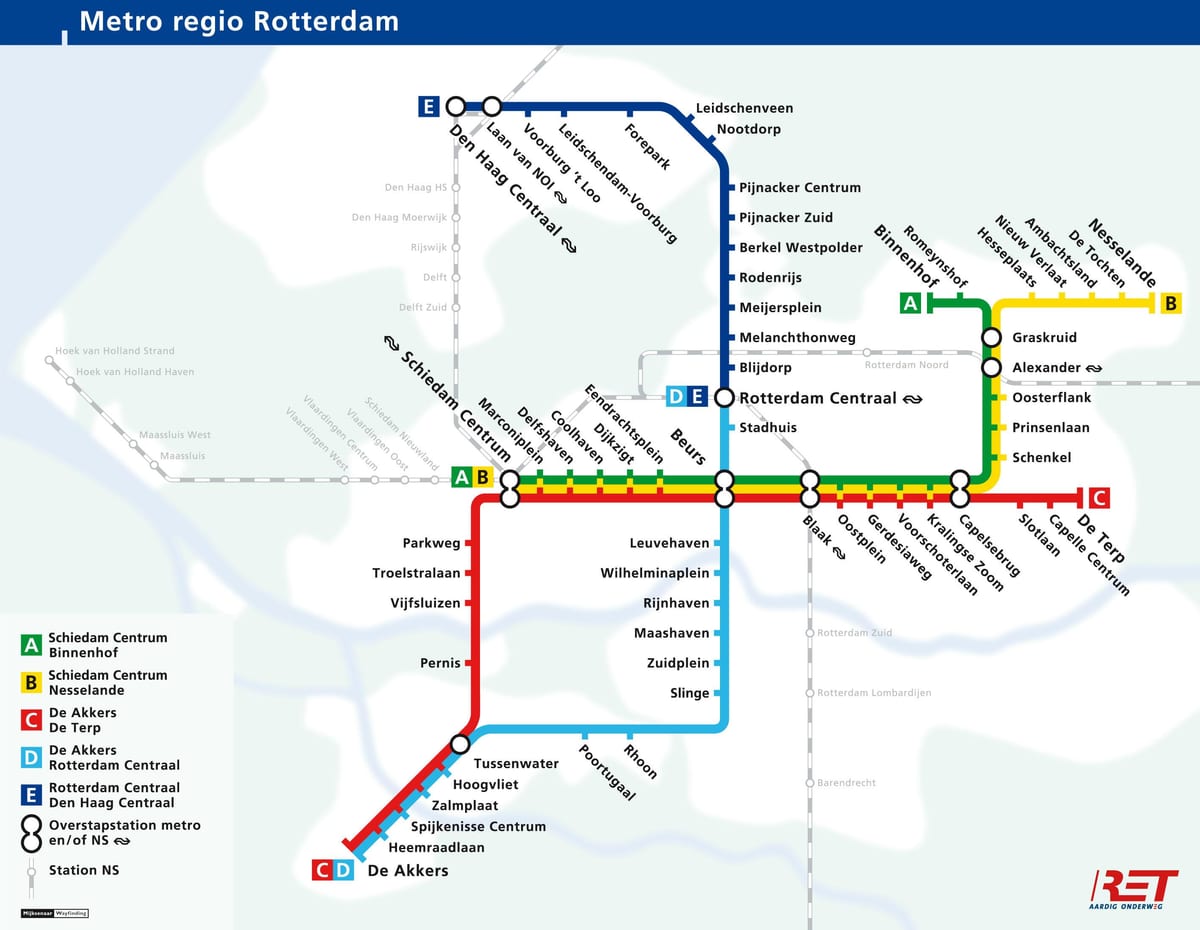a haia metro mapa