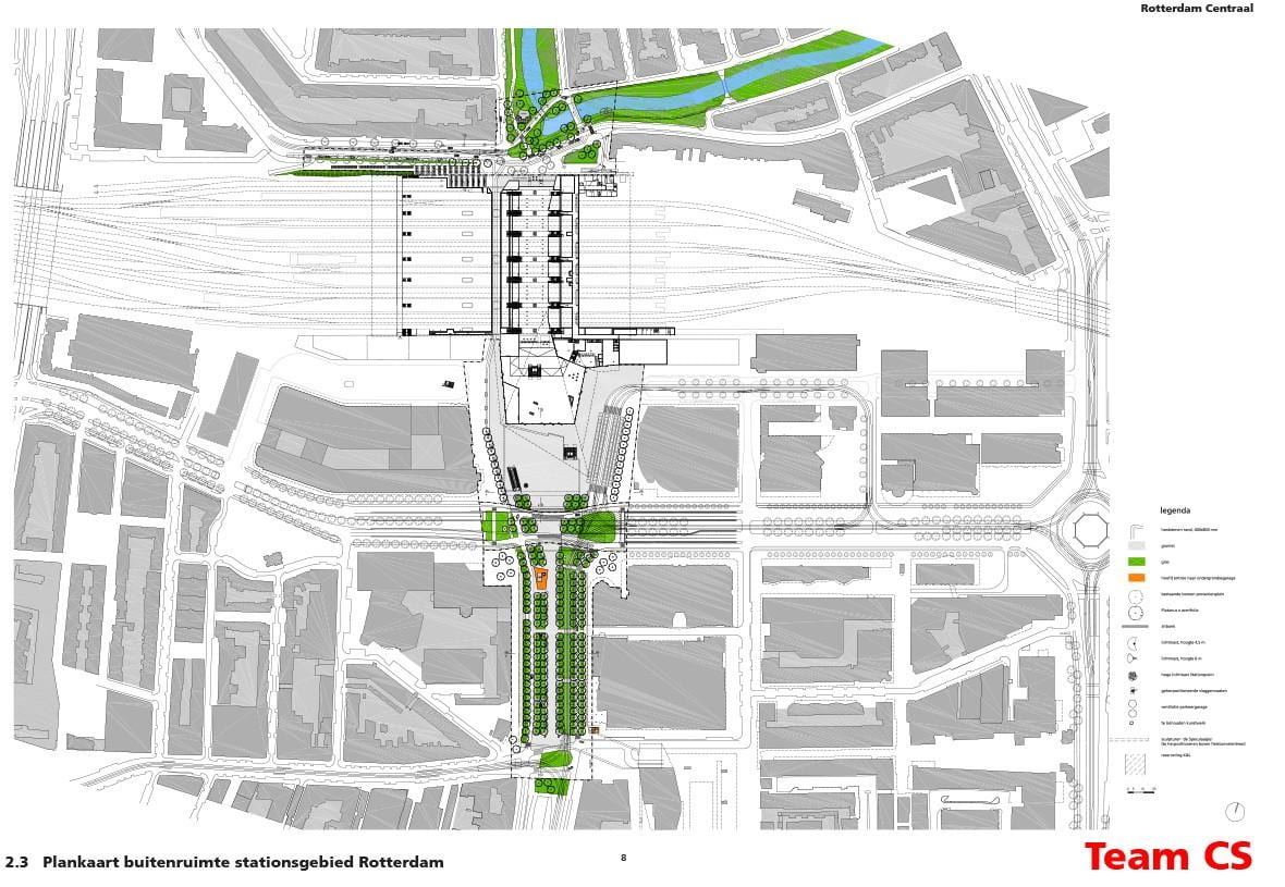 Rotterdam estación central mapa
