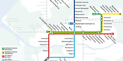 A haia metro mapa