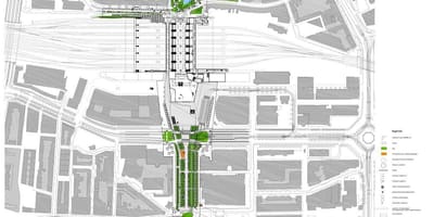 Rotterdam estación mapa