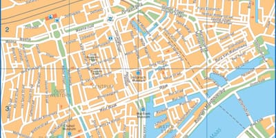 Rotterdam mapa da cidade